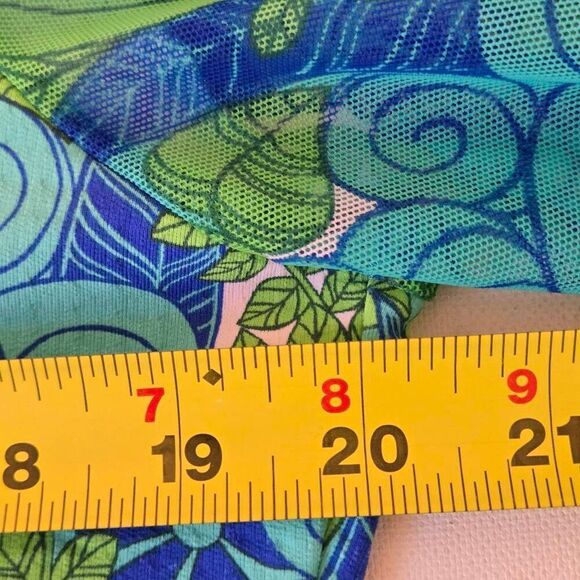 IBKUL Womens Athleisure Sun Protection Icefill Cooling Blue Print Long Sleeve Mo - Picture 7 of 10